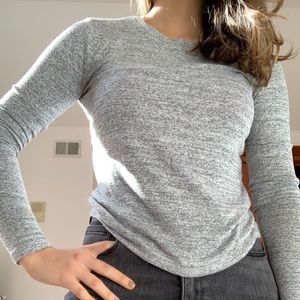 Long sleeve knit tee